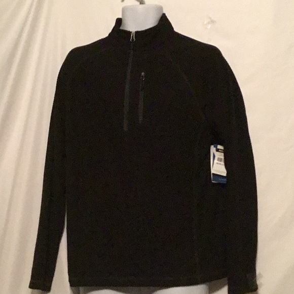 WHITE SIERRA MEN BLACK MOCK-NECK SWEATER SZ M - Picture 1 of 3